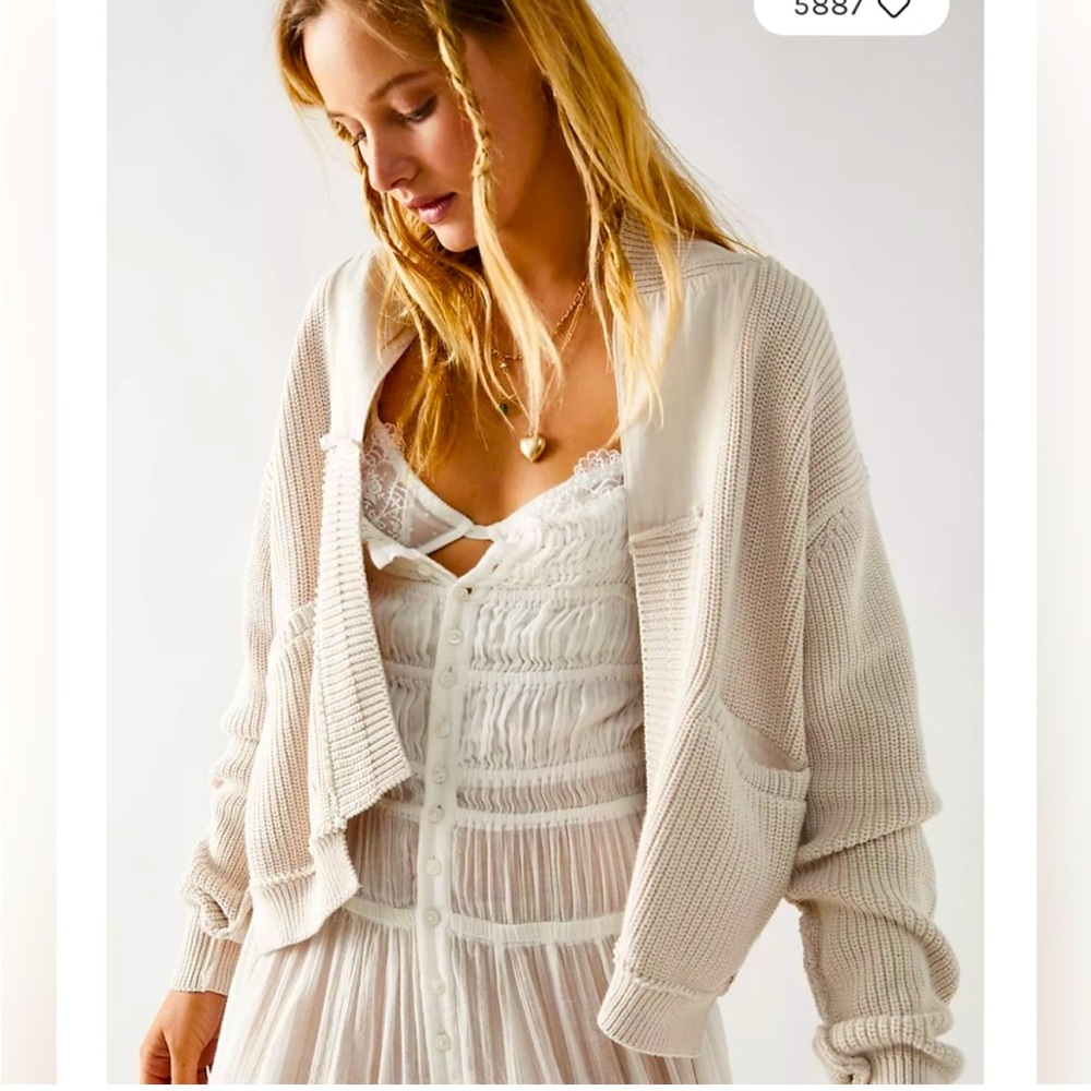 Free People Worn Thru Surplus Cardiac